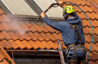 Démoussage et hydrofuge de toiture à Marvelise